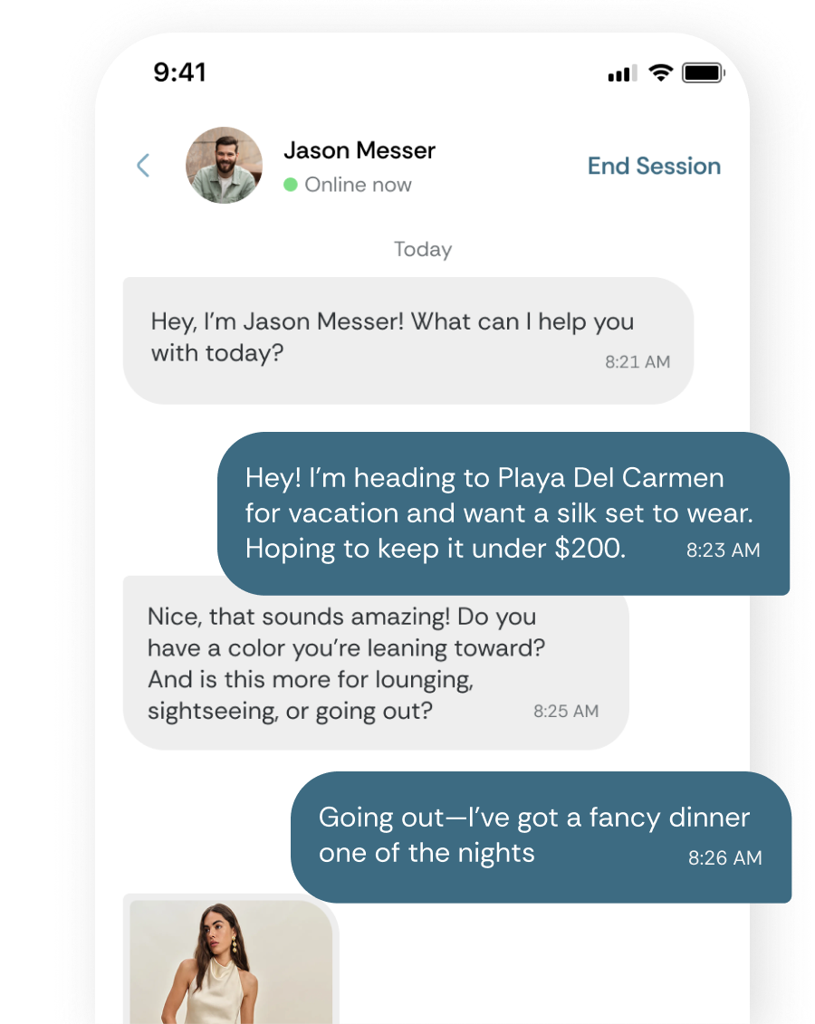 Message your stylist